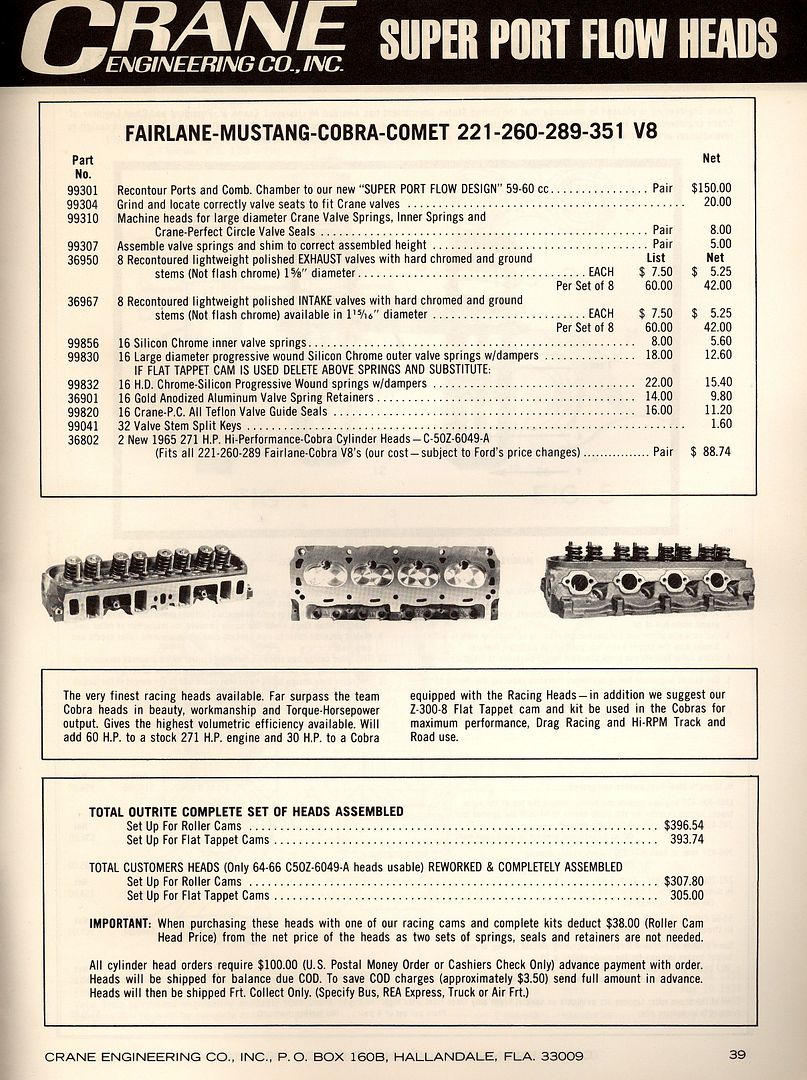 Crane Cams and Crane "Super Port Flow" heads